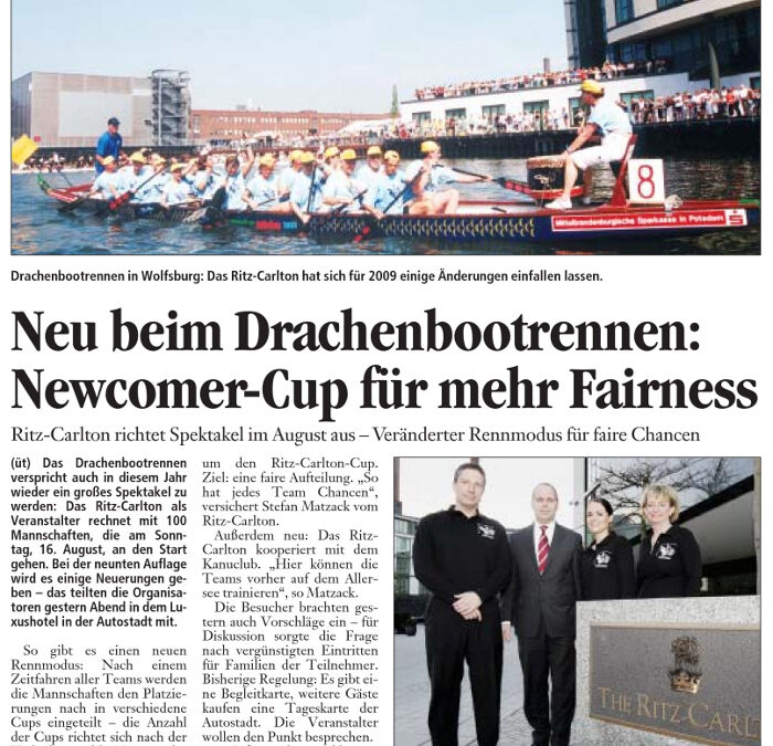 Newcomer Cup beim Ritz Carlton