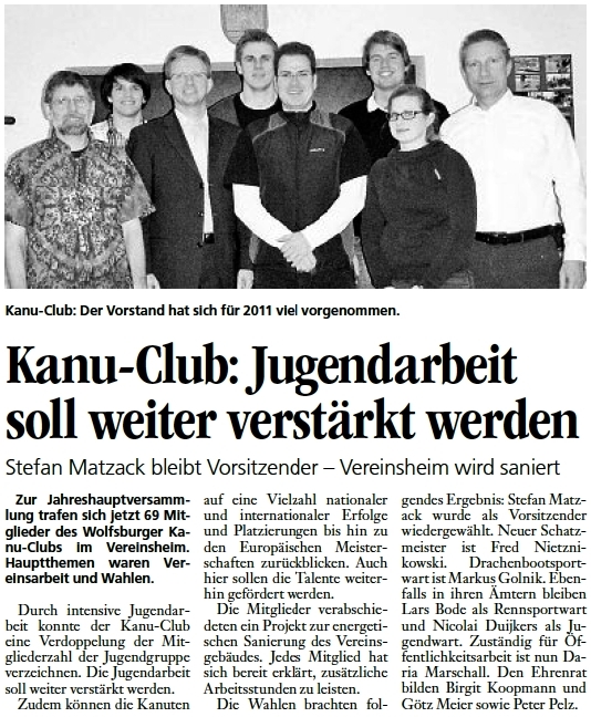 Mitgliederversammlung 2011
