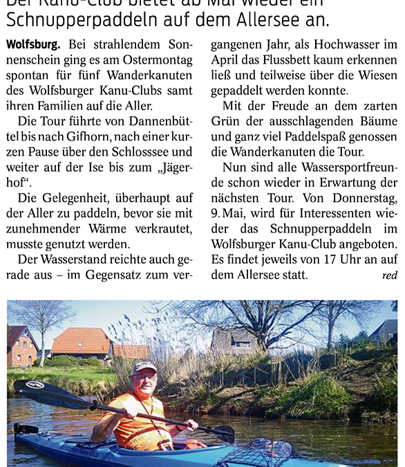 Familientour auf der Aller