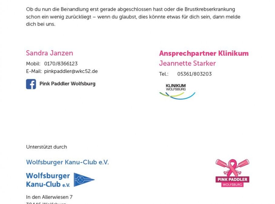 Kontakt Pink Paddler