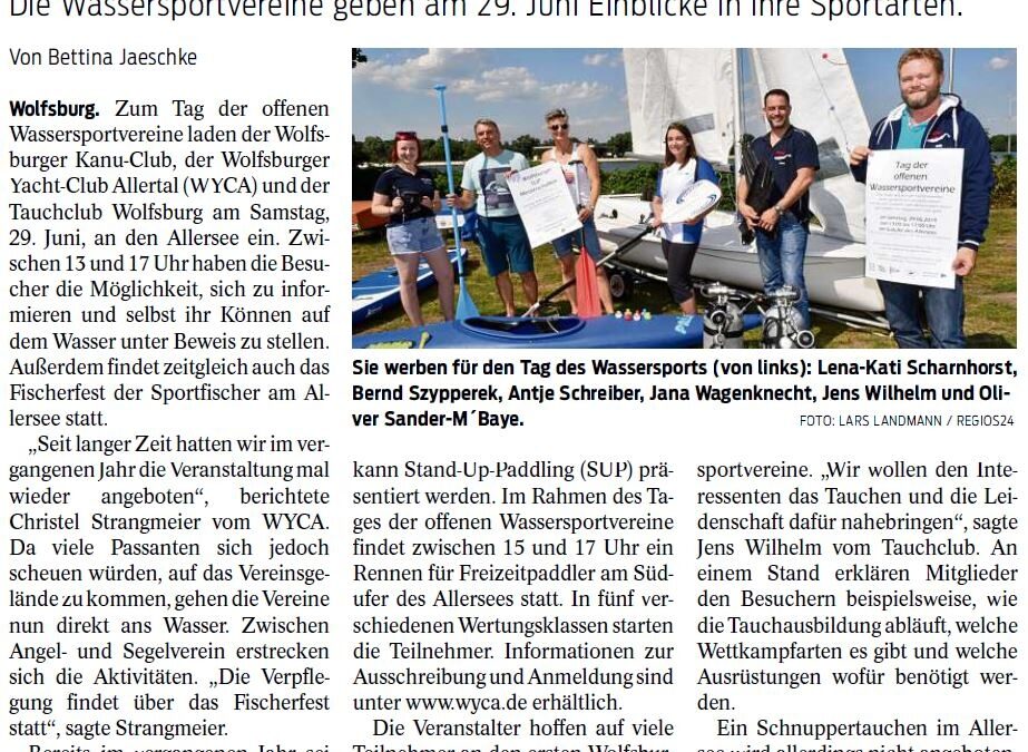 Tag der Wassersportvereine am Allersee