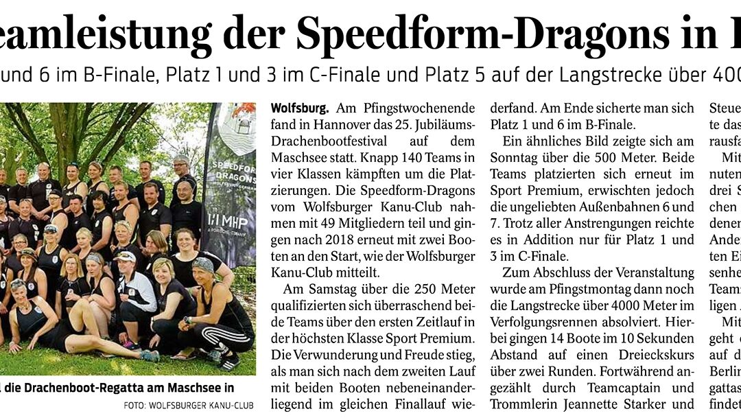 Drachenbootfestival Hannover 2019