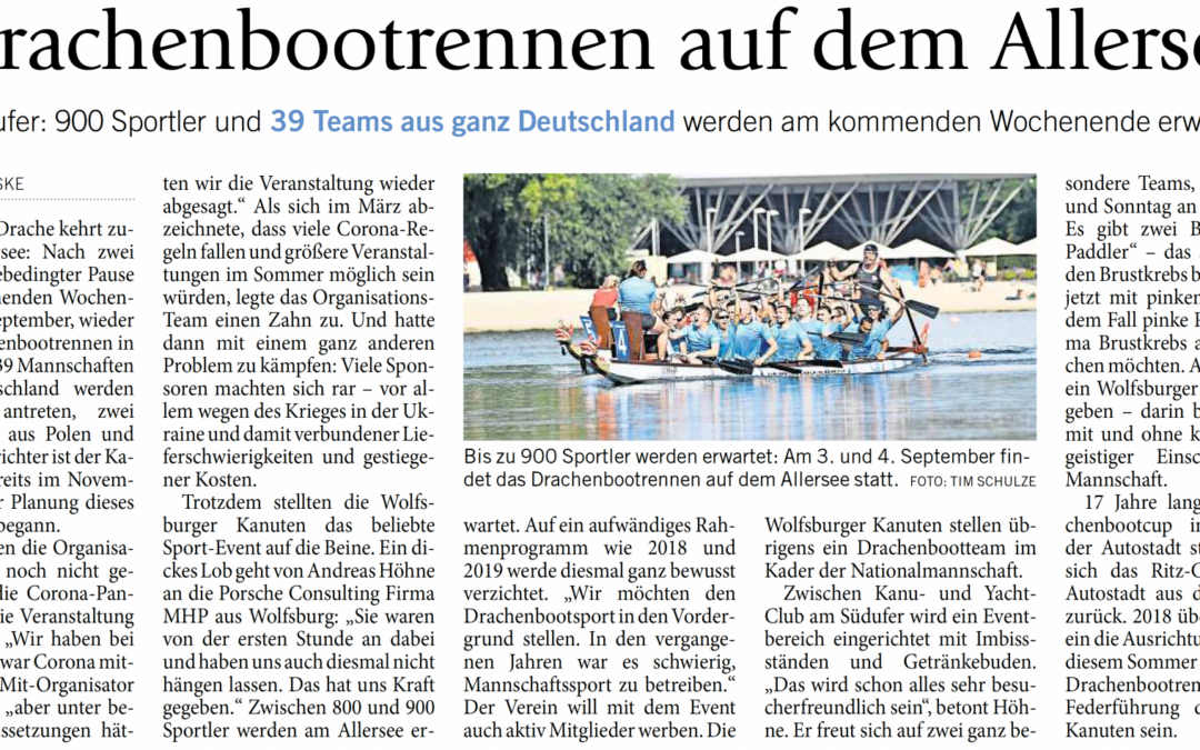 Wolfsburger Drachenboot Cup 2022
