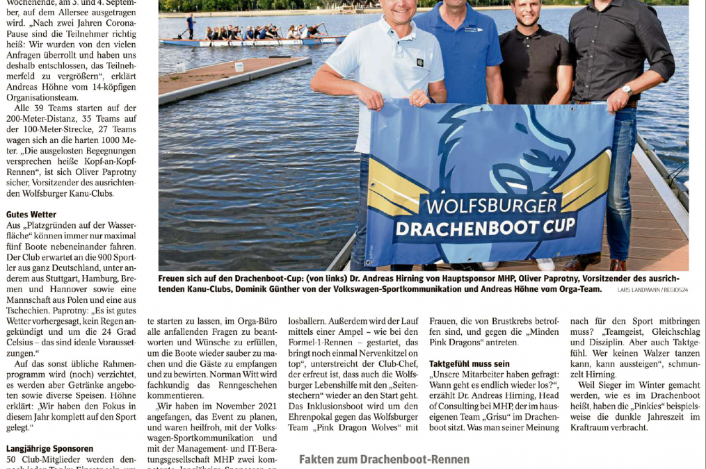Wolfsburger Drachenboot Cup 2022
