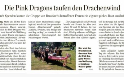 Die Pink Dragons taufen den Drachenwind